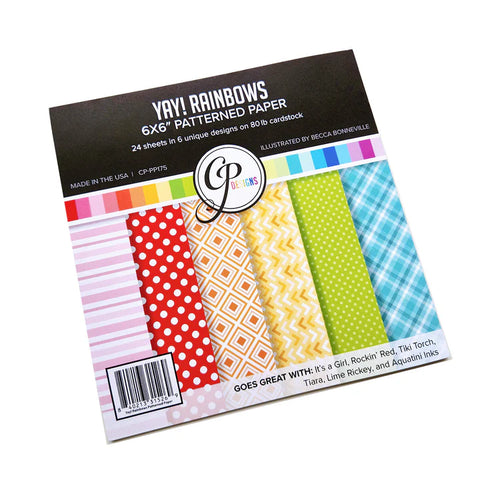 Yay! Rainbows Patterned Paper