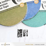 Black Instant Dimension Foam Tape - 1/16'' x 1/4'' x 15m