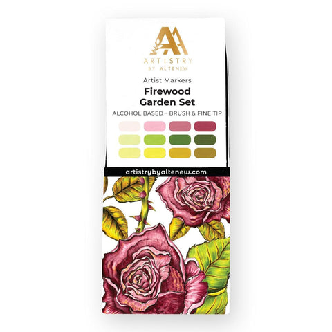 Firewood Garden Artist Alcohol Markers Set M