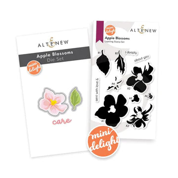 Mini Delight: Apple Blossoms Stamp & Die Set