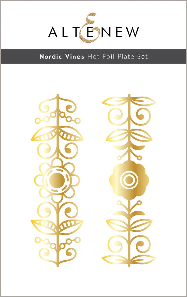 Nordic Vines Hot Foil Plate Set