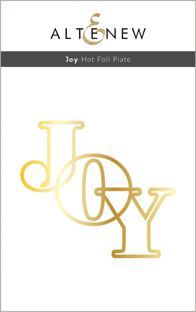 Joy Hot Foil Plate