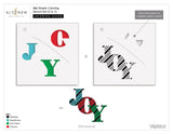 Joy Simple Coloring Stencil Set (2 in 1)