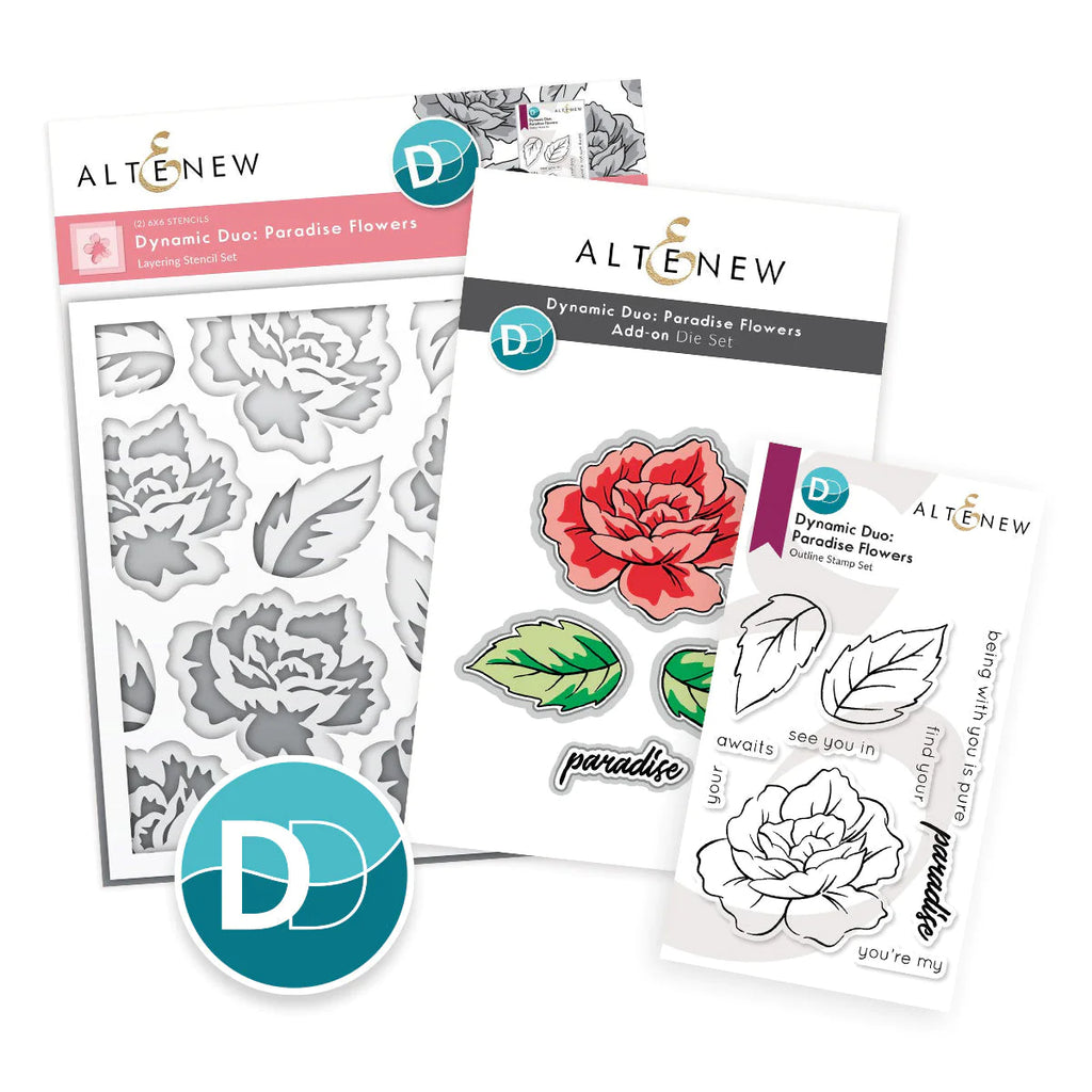 Dynamic Duo: Paradise Flowers & Add-on Die Bundle