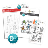 Dynamic Duo: Snowy Delight & Add-on Die Bundle