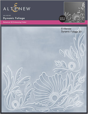 Dynamic Foliage 3D Embossing Folder