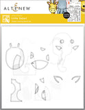 Little Safari Simple Coloring Stencil Set (4 in 1)