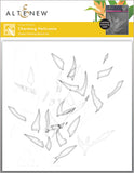 Charming Heliconia Simple Coloring Stencil Set (5 in 1)