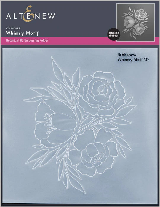 Whimsy Motif 3D Embossing Folder