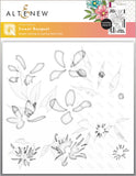 Ensemble de pochoirs de superposition de coloriage simple Sweet Bouquet 3 en 1