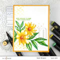 Ensemble de pochoirs de superposition de coloriage simple Sweet Bouquet 3 en 1