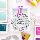 Tied with Cheer die & stencil bundle
