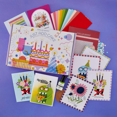 Spellbinders - Just Add Cake Birthday Cardmaking Kit