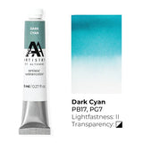 Artists' Watercolor Tube - Dark Cyan - (PB.17/PG.7)