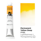 Tube d'aquarelle pour artistes - Jaune permanent profond - (PY.65)