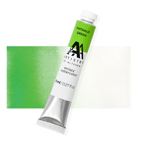Artists' Watercolor Tube - Phthalo Green - (PG.7)