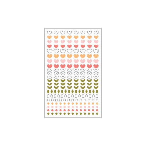 Love Letters Enamel Shapes