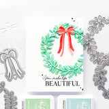 Tied with Cheer die & stencil bundle