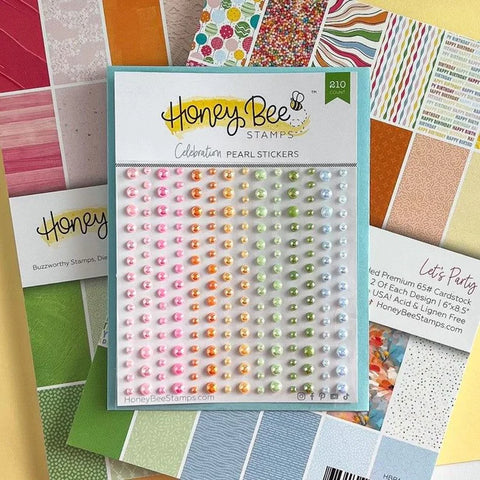 Celebration Pearl Stickers - 210 Count