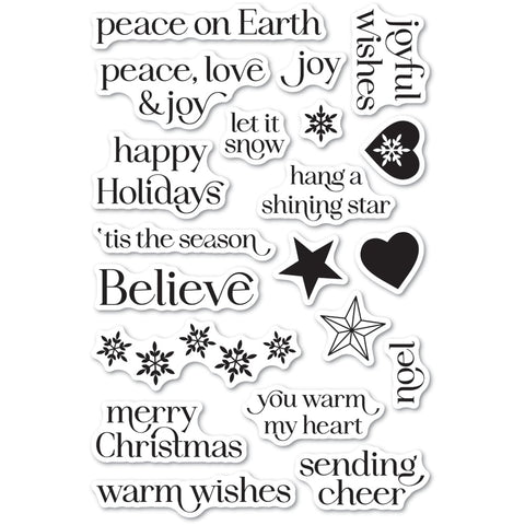 Shining Star clear stamp set