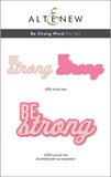 Be Strong Word Die Set