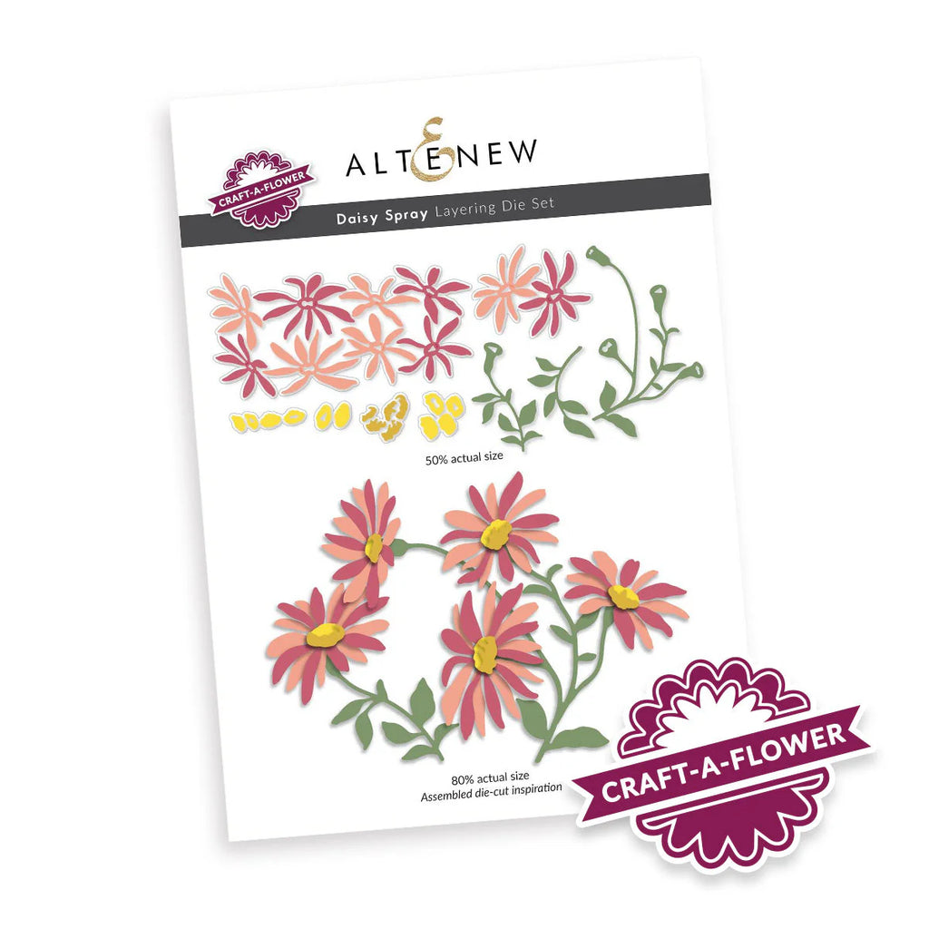 Craft-A-Flower: Daisy Spray Layering Die Set