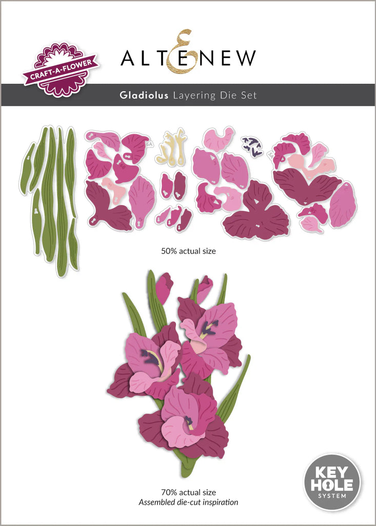 Craft-A-Flower: Gladiolus Layering Die Set