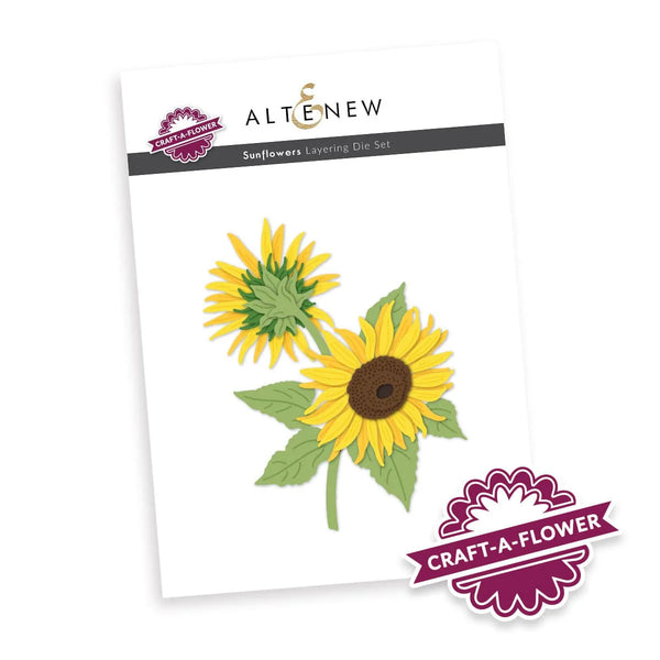 Craft-A-Flower: Sunflowers Layering Die Set – Bumbleberry Papercrafts Ltd