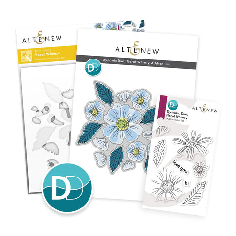 Dynamic Duo: Floral Whimsy & Add-on Die Bundle