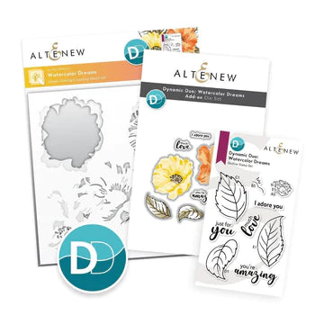 Dynamic Duo: Watercolor Dreams & Add-on Die Bundle