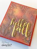 Fall Leaves 3D Embossing Folder