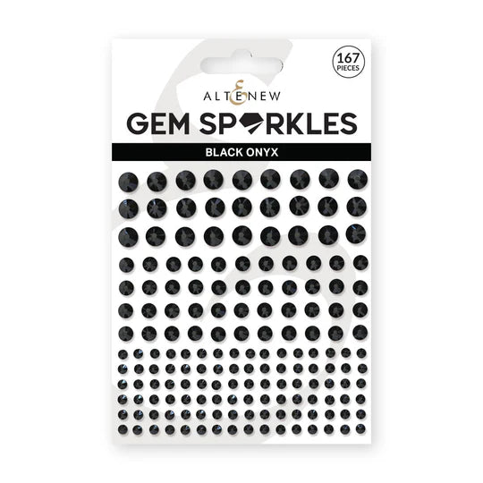 Black Onyx Gem Sparkles