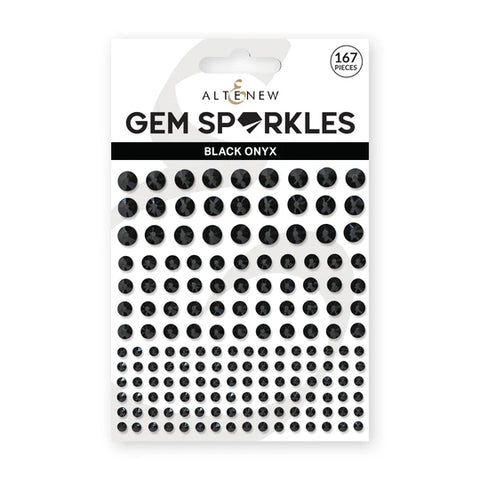 Black Onyx Gem Sparkles