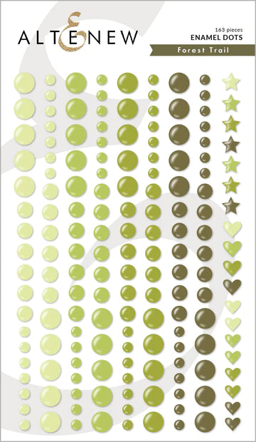 Forest Trail Enamel Dots