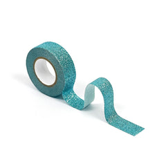 Turquoise Sparkle Glitter Tape*