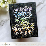Batik Blooms 3D Embossing Folder