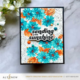 Batik Blooms 3D Embossing Folder