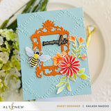 Crisscross Blooms 3D Embossing Folder