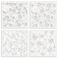 Citrus Fruits Pattern Layering Stencil Set (4 in 1)