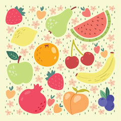 Fruit Medley Background Stencil (Set  Of 6)