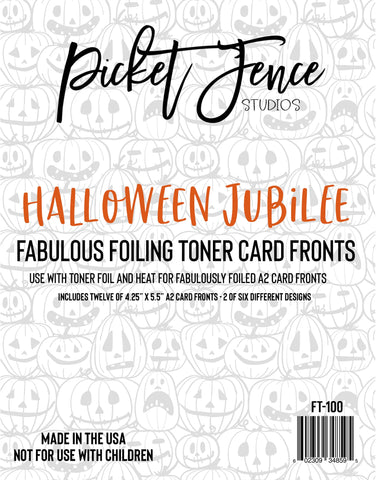 Fabulous Foiling Toner Card Fronts (12 pk)-Halloween Jubilee