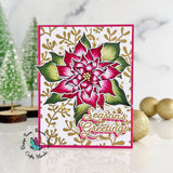Gilded Holiday Greetings Stamp Set
