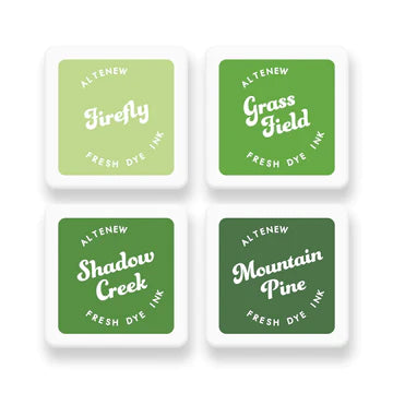 Green Valley Fresh Dye Ink Mini Cube Set