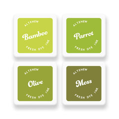 Tropical Forest Fresh Dye Ink Mini Cube Set