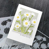 Daisy Bouquet Stencil Pack (4 qty; 6 x 6)