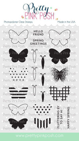 Set de tampons décoratifs papillons