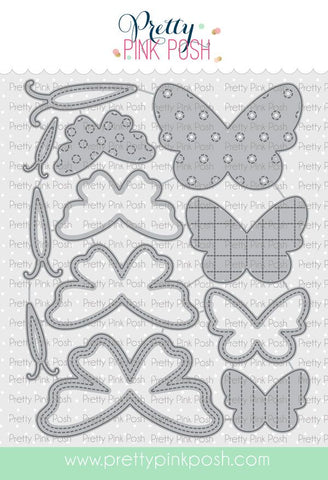 Matrices de découpe Papillons cousus