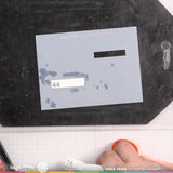 Ink Swatch Label Stencil