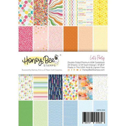 Let's Party Paper Pad 6x8.5 - 24 Double Sided Sheets