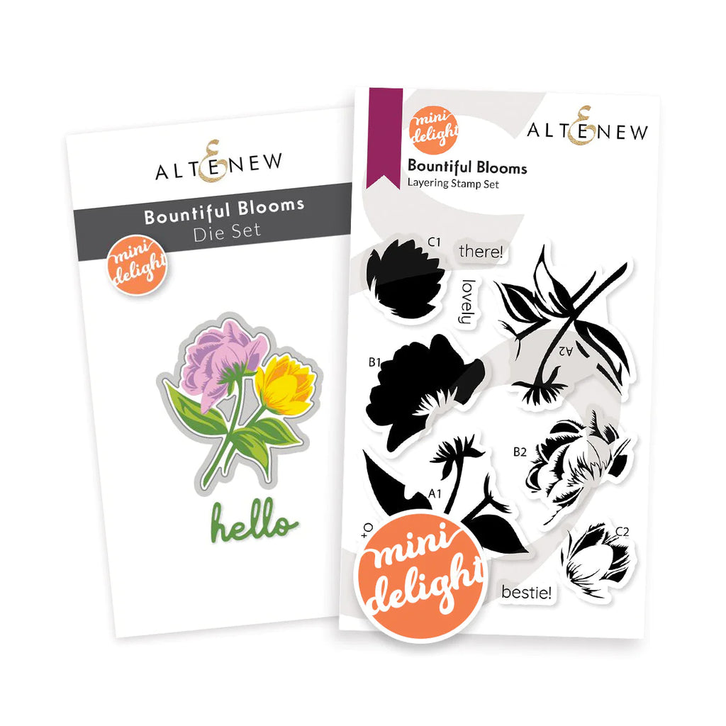 Mini Delight : Ensemble de tampons et matrices Bountiful Blooms
